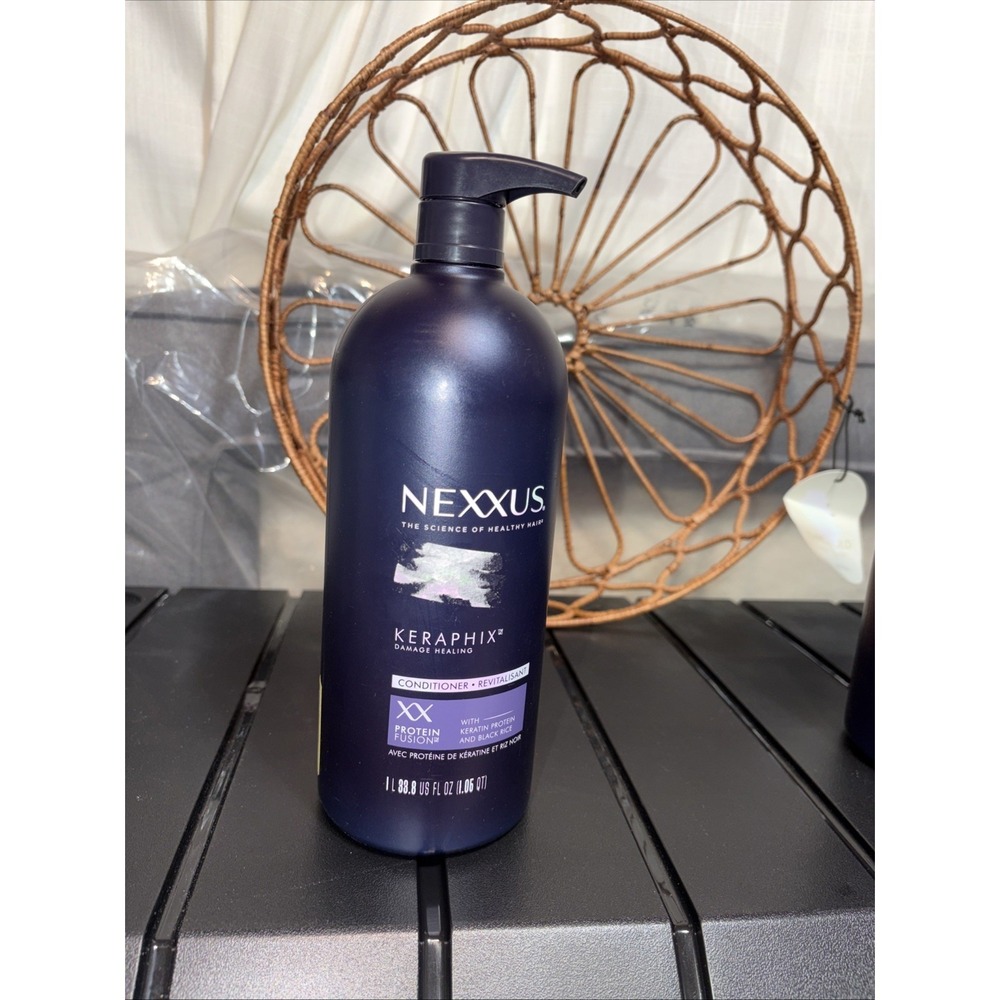 Nexxus Keraphix Conditioner for Damaged Hair Keratin Black Rice‎ Protein 33.8oz